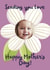 Cute Mother's Day Card - Flower - Sending Love created by Grey Street Paper
