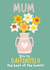 Cute, floral, spring-themed daffodil card for a lovely mum on Mother’s Day. created by Chloe Cooper