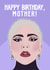 Funny Birthday Card - Lady Gaga - For Mum created by Pink + Pip