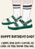 Happy Birthday Card For Dad. I Hope One Day I Can Be As Cool. Socks & Sandals. created by HoneyDays Studios