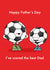 Cute Father's Day Card - I've Scored The Best Dad - Football created by Emelia Brooks