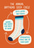 Funny Birthday Card - The Annual Birthday Sock Cycle - Birthday Socks created by Christine Cuddihy Illustration