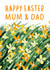 Classic Easter Card - For Parents - Flowers created by Pilea Press