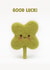 Cute Good Luck Card - Felt Four Leaf Clover created by Lemon and Sugar 