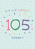 Classic Birthday Card - 105th - Hip Hip Hooray created by Juniper and Rose Studio