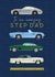 Classic Birthday Card - For Stepdad - Vintage Cars created by Laura Darrington Design Ltd.