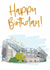Fun Birthday Card - Newcastle United - St James' Park created by Moo & Snip