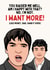 Funny Father's Day Card - Noel Gallagher Interview - I Want More! created by Sundiva Designs