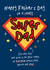 Cute Father's Day Card - Superdad - Badge created by Bow & Bell