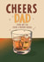 Funny Father’s Day/Birthday Card - Premium Vintage Whiskey created by Kasia Cards