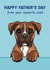 Boxer Father’s Day Card - Boxer Dog - Favourite Child created by Choo Choo 