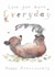 Cute Anniversary Card - Love You More Everyday - Bear Hare and Mouse created by Paper Shed Design