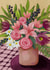 Pretty Birthday Card - Lilies Bouquet created by Sharonflemingart