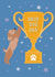 Cute Father's Day Card - From The Dog - Best Dog Dad created by Stuck Shop Gifts