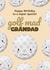 Cute Birthday Card - For A Golf Mad Grandad - Golf Balls created by Bev O'Connor || @oconnordesign