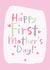First Mother’s Day Card – A Cherished Keepsake for New Mums created by Personalised Memento Company,Limited