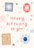 Pretty Birthday Card - Celestial Suns created by Lauren Barclay