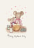 Cute Mother’s Day Card - Mice - Baking created by Love Lucy Illustration