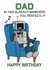 Funny Birthday Card - For Dad - Robot created by @Cupsie's Creations