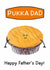 Funny Father's Day Card - Pukka Pie created by Of Life & Lemons Ltd.
