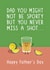 Funny Father's Day Card - Never Miss A Shot created by Of Life & Lemons Ltd.