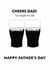 Classic Father's Day Card - Cheers Dad - Guinness created by Dylan Sian Design