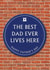 Funny Father's Day Card - Best Dad - Heritage Plaque created by Brainbox Candy