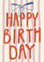 Classic Birthday Card - For Her - Bow created by Giddy Kipper