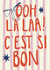 Modern Congratulations Card - C’est Si Bon created by Giddy Kipper
