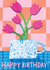 Pretty Birthday Card - Pink Tulips created by Catherine Pape