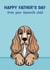 Cocker Spaniel Father’s Day Card - Favourite Child created by Choo Choo 