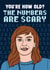 Funny Birthday Card - Severance - The Numbers Are Scary created by Studio Doodles