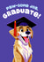 Cute Graduation Card - Dog - Pun created by Folio | Ian Owen