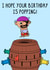 Funny Birthday Card - Pop Up Pirate created by OhJaye