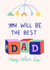 Cute Father's Day Card - Dad To Be created by Carla Ellis