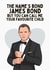 Funny Father's Day Card - James Bond - Favourite Child created by Sundiva Designs