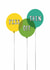 Funny Leaving Card - Piss Off Then - Balloons created by Giddy Kipper