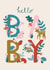 Cute New Baby Card - Woodland Animals created by Laura Barnes