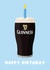 Fun Birthday Card - Guinness Candle - For Him created by Pink Peach Cards