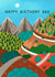 Classic Birthday Card - For Dad - Mountain Biking created by Pear Tree Press