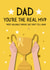 Funny Father's Day Card - MVP - Most Valuable Parent Card created by original fox designs