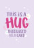 Cute Thinking Of You/Love & Friendship Card - Hug Disguised As A Card created by Kreate Paper Co.