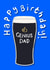 Classic Birthday Card - Genius Dad - Guinness created by By Big Will Limited