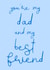 Classic Father's Day Card - Best Friend created by OhJaye