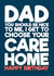 Funny Birthday Card - For Dad - Care Home created by Blind Faith
