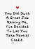 Funny Father's Day Card - Partial Credit created by Sundiva Designs