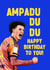Funny Birthday Card - Ethan Ampadu - Leeds United created by ZB CREATIVE