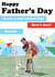 Funny Father's Day Card - Cricket Sports - You're A Real Wicket Dad! created by Quitting Hollywood