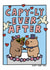 Cute Wedding Card - Capybara Pun - Capy-ly Ever After created by JOLLY AWESOME