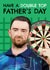 Punny Father's Day Card - Luke Humphries - Dart Player created by AbiGoLucky